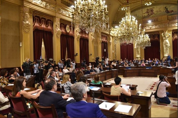 Hemiciclo del Parlament.