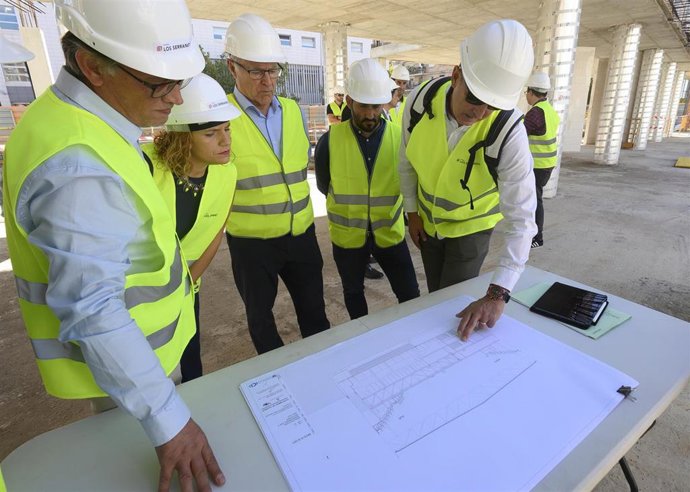 Visita a las obras de Nou Moles