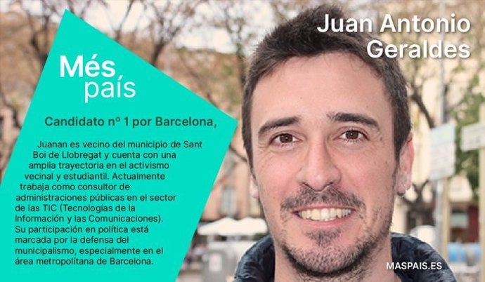 Presentació del candidat de Més Barcelona a les eleccions generals