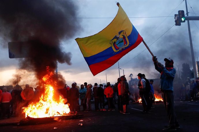 Protestas en Ecuador