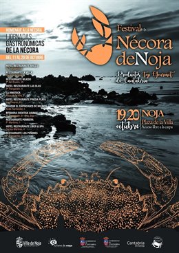Cartel del VIII Festival de la Nécora de Noja