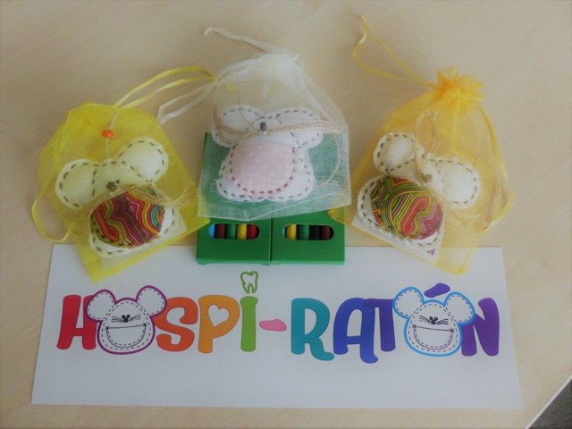 Imagen de recurso de los ratones de tela repartidos en el Hospital Infanta Leonor por la asociación ‘Hospi-Ratón’.