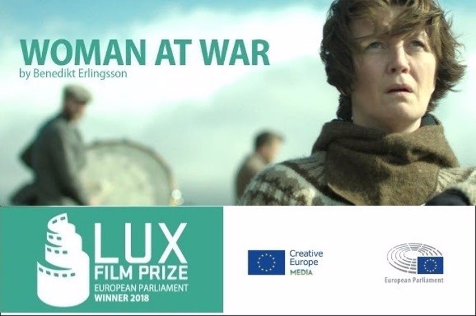 Cartel promocional de 'Woman at War'.