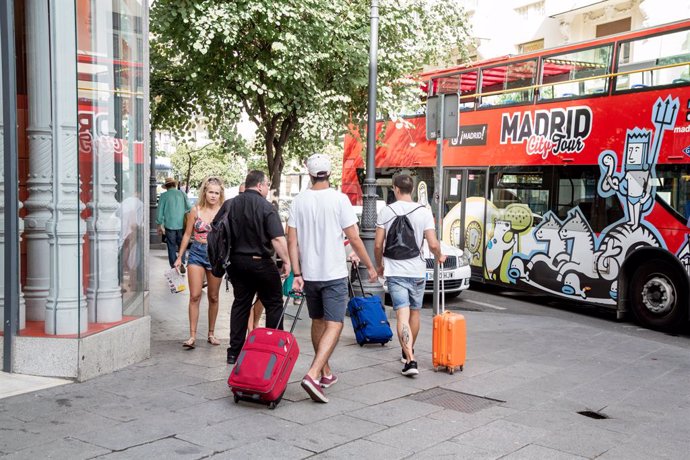 Imagen de recursos de turistas en Madrid.