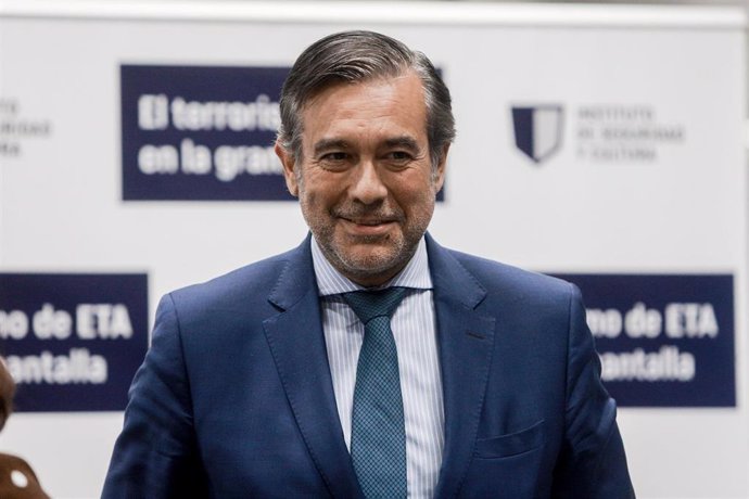 El consejero de Justicia, Interior y Víctimas de la Comunidad de Madrid, Enrique López, asiste al acto de inauguración del ciclo de cine 'El terrorismo de ETA en la gran pantalla', en Madrid (España) a 30 de septiembre de 2019.
