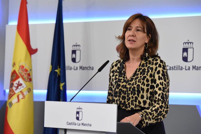 Rueda de prensa de la portavoz del Gobierno de Castilla-La Mancha, Blanca Fernández.