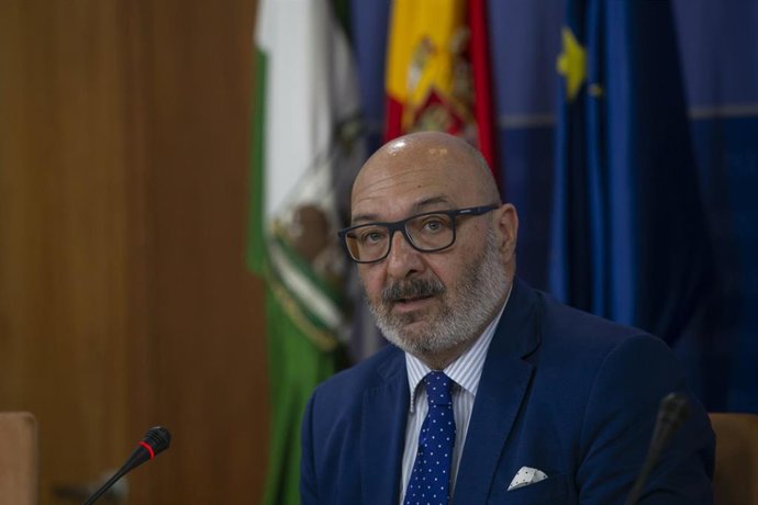 El portavoz parlamentario del grupo VOX, Alejandro Hernández