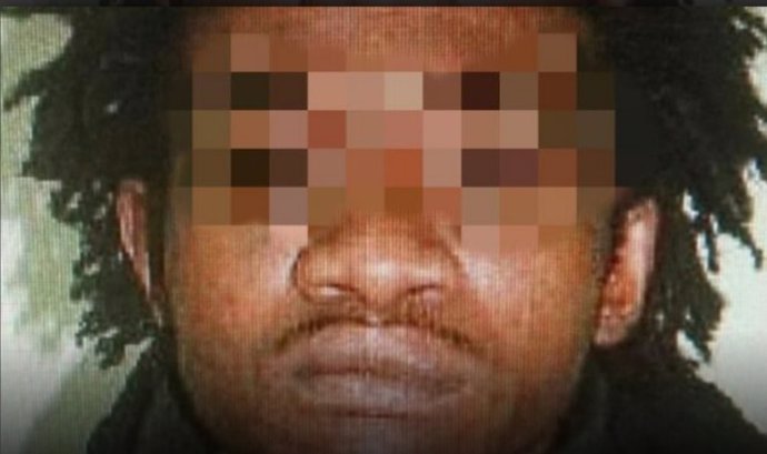 Imagen del preso Yode A.R., condenado por matar a un policía y que ha mordido y golpeado a funcionarios de la prisión de Estremera