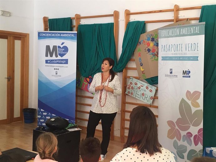 La concejala de Sostenibilidad Medioambiental de Málaga, Gemma del Corral, presenta una nueva edición del pograma Pasaporte Verde