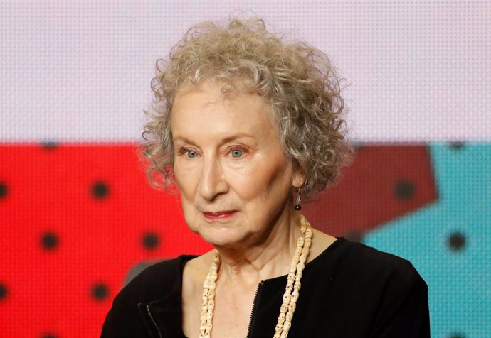 Atwood attends the press conference for the miniseries "Alias Grace" during the Toronto International Film Festival in Toronto