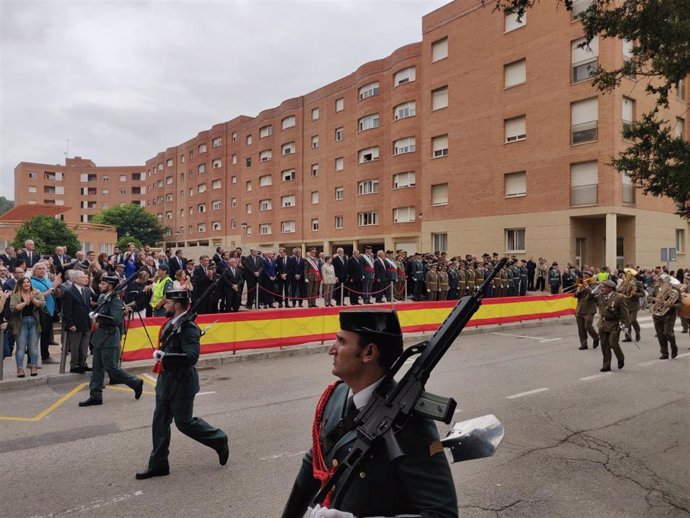 Desfile por el día de la Patrona de la Guardia Civil en Catalunya