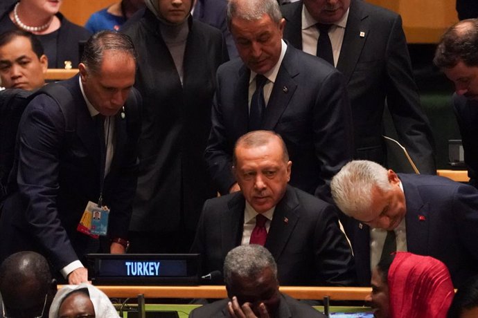 Recep Tayyip Erdogan, a l'Assemblea General de les Nacions Unides