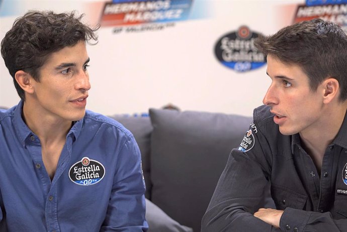 Los hermanos Marc y Álex Márquez en una entrevista para Estrella de Galicia 0,0