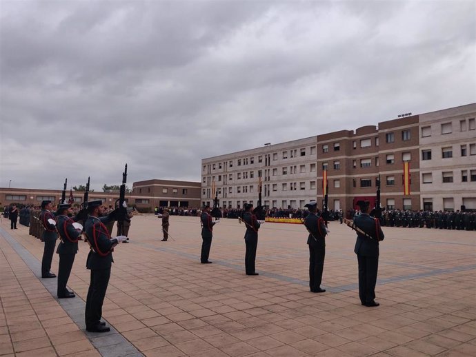 Acto de celebración de la Patrona de la Guardia Civil en Catalunya en la comandancia de Sant Andreu de la Barca (Barcelona)