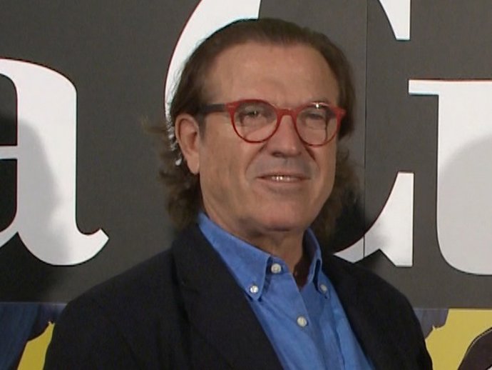 Pepe Navarro en el estreno de 'Adiós Arturo'
