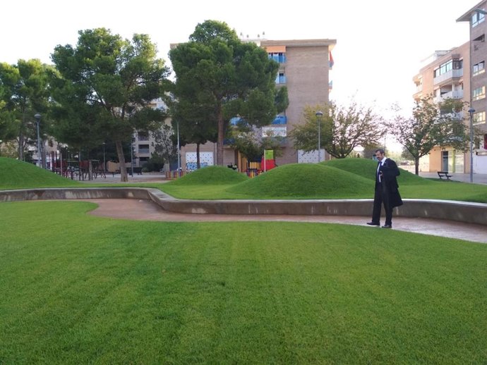 Parque San Martín de Huesca.