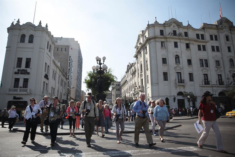 Turistas en Lima