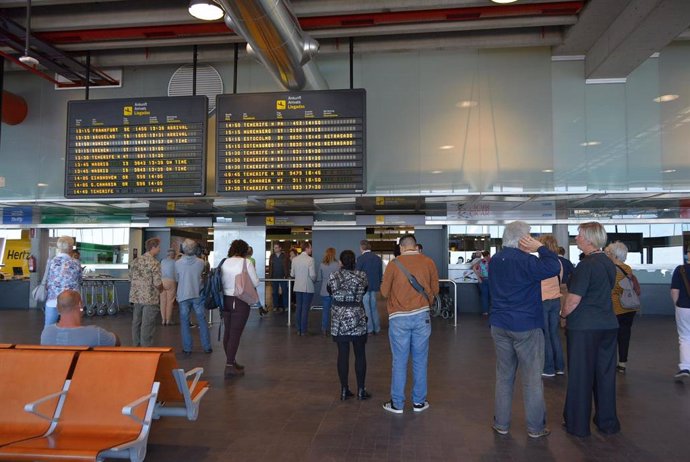 Interior del Aeropuerto de La Palma