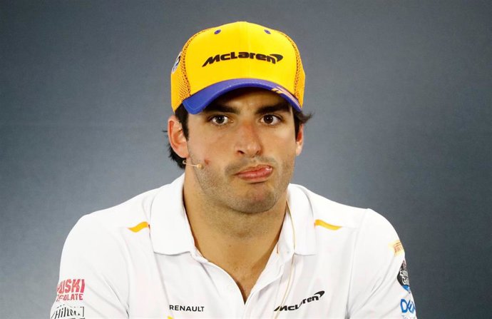 El piloto español Carlos Sainz, del equipo McLaren de Fórmula 1.