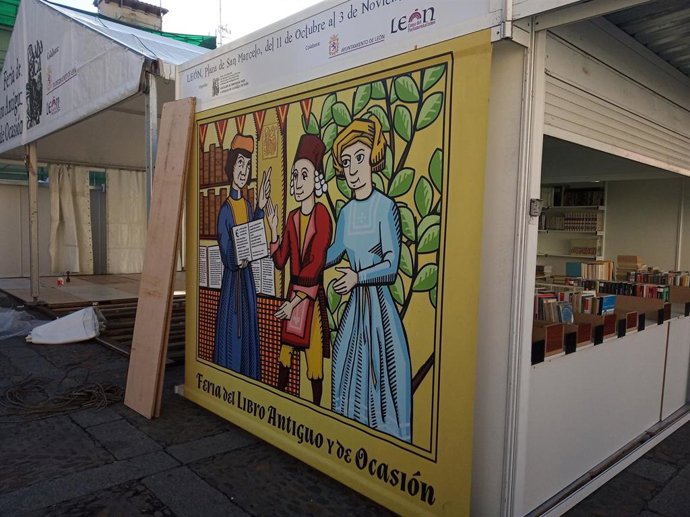 La 28 edición de la Feria del Libro Antiguo y de Ocasión de León tendrá lugar en la plaza de San Marcelo.