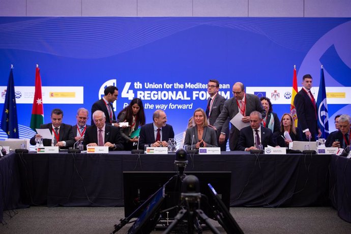 Frum Regional de la Unió pel Mediterrani, amb la comissria Federica Mogherini i Josep Borrell