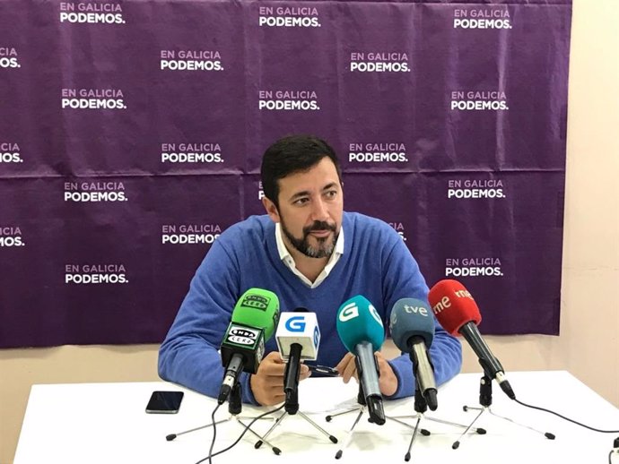 Antón Gómez-Reino, secretrio xeral de Podemos Galicia y candidato por A Coruña de En Común-Unidas Podemos