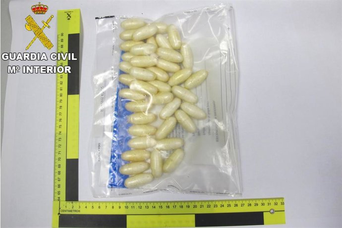 Bolas de cocaina intervenidas