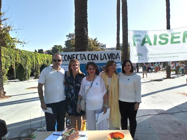 Acto organizado por Faisem en Jaén con motivo del Día de la Salud Mental.