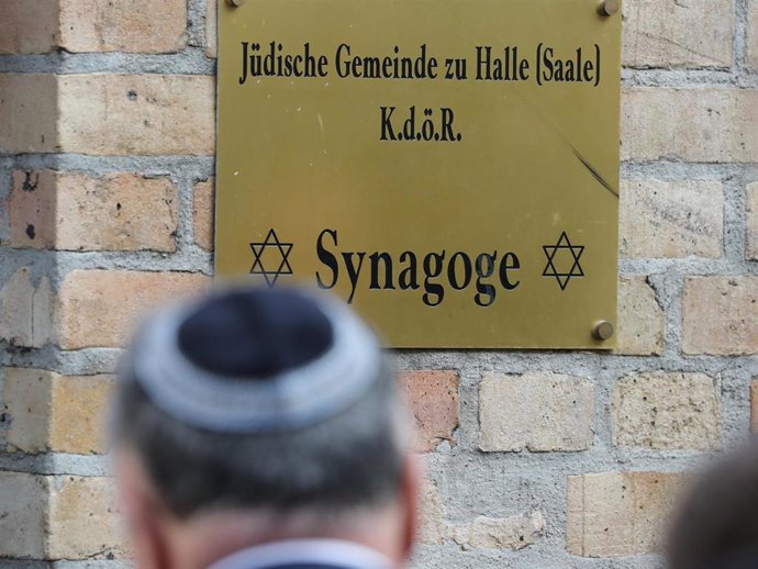 La sinagoga atacada en Halle