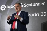 Tebas: "Si Messi vuelve a tener algún bajón, que no dude en que le daremos ánimos desde LaLiga"