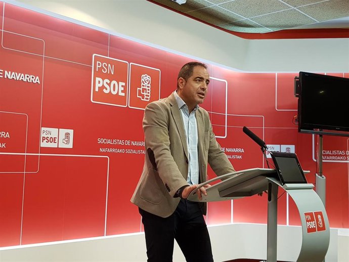 Ramón Alzórriz, secretario de Organización del PSN y portavoz parlamentario.