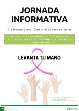 Cartel de la jornada informativa.