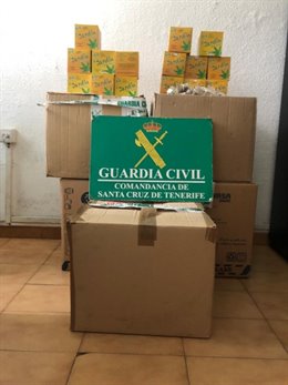 Infusiones de cannabis requisadas por la Guardia Civil