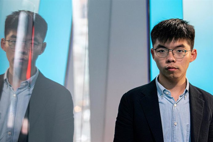 El activista prodemocrático hongkonés Joshua Wong.