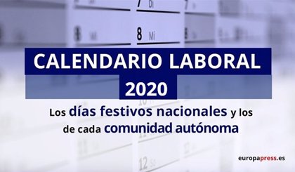 Calendario Laboral 2020 Madrid Dias Festivos Puentes Y Semana Santa