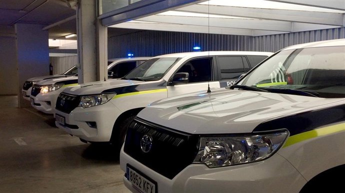 Coches de la Policía Autonómica de Andalucía