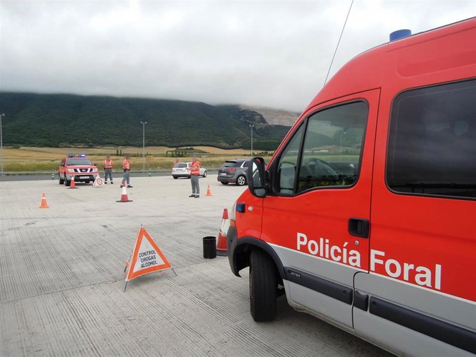 Control de alcoholemia de la Policía Foral
