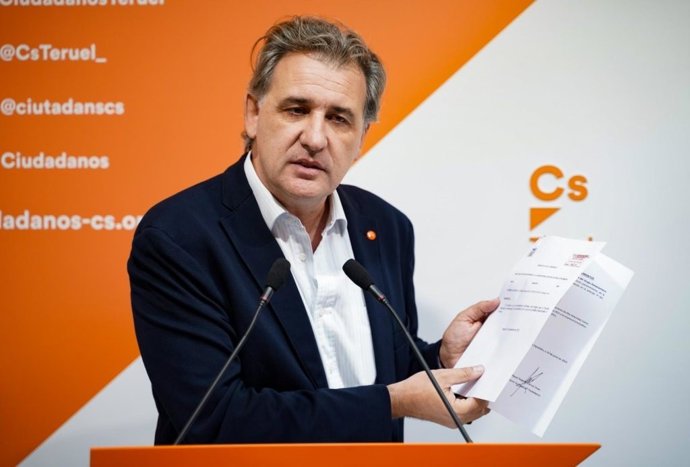 El candidato de Ciudadanos al Congreso por Teruel, Joaquín Moreno