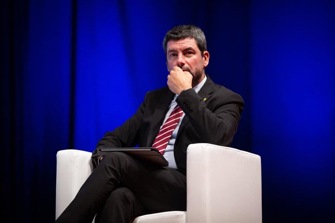 El president de la Cambra de Comer de Barcelona, Joan Canadell, en una foto d'arxiu. 