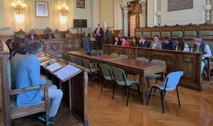 Asamblea constitutiva de la Mancomunidad Tierras de Valladolid.