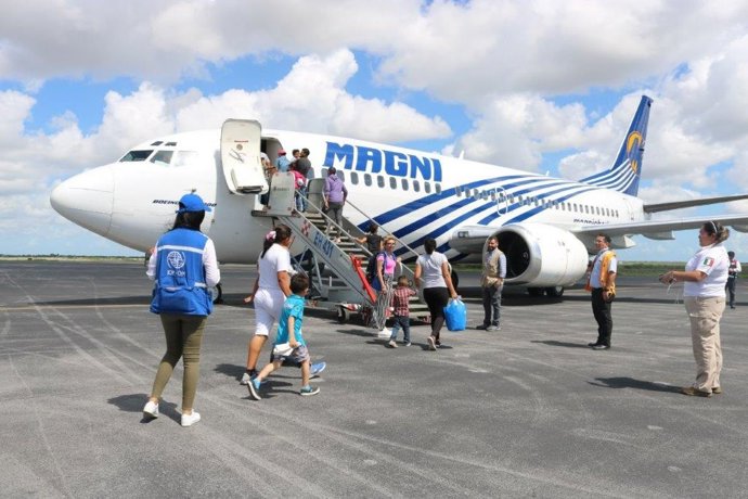 Programa de la OIM para el retorno de migrantes hondureños desde México