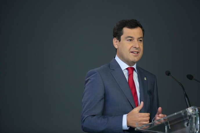 El presidente de la Junta, Juanma Moreno