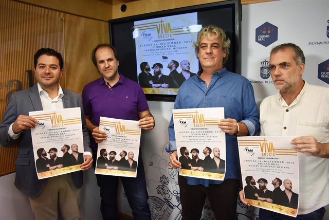 Presentación del concierto de Viva Suecia en Ciudad Real