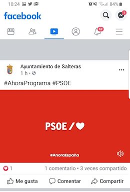 Publicación denunciada por el PP