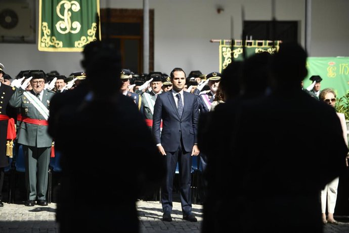 El vicepresidente de la Comunidad de Madrid, Ignacio Aguado, durante los actos de celebración de la festividad de la Virgen del Pilar, Patrona de la Guardia Civil, en Madrid (España), a 11 de octubre de 2019.