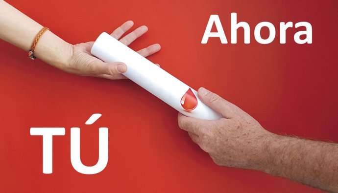 Campaña 'Ahora tú' de donación de sangre entre universitarios.