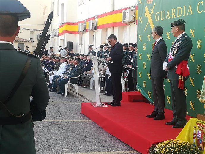Acto De Celebración De La Festividad Del Pilar, Patrona De La Guardia Civil