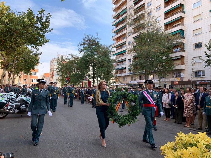 Actos del Día de la Fiesta Nacional en Badajoz