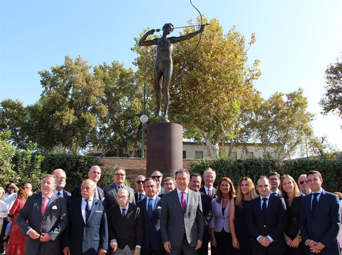 Inauguración de 'Diana cazadora' en Sevilla