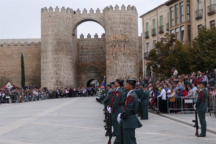 Fiesta de la Guardia Civil en Ávila.